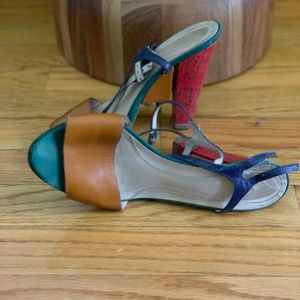 Fendi Colorblock Sandals